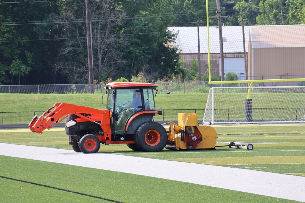 Working on turf