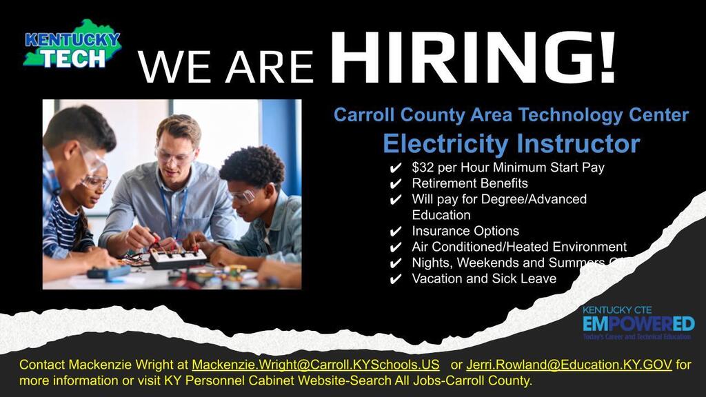 Electrical teacher flyer