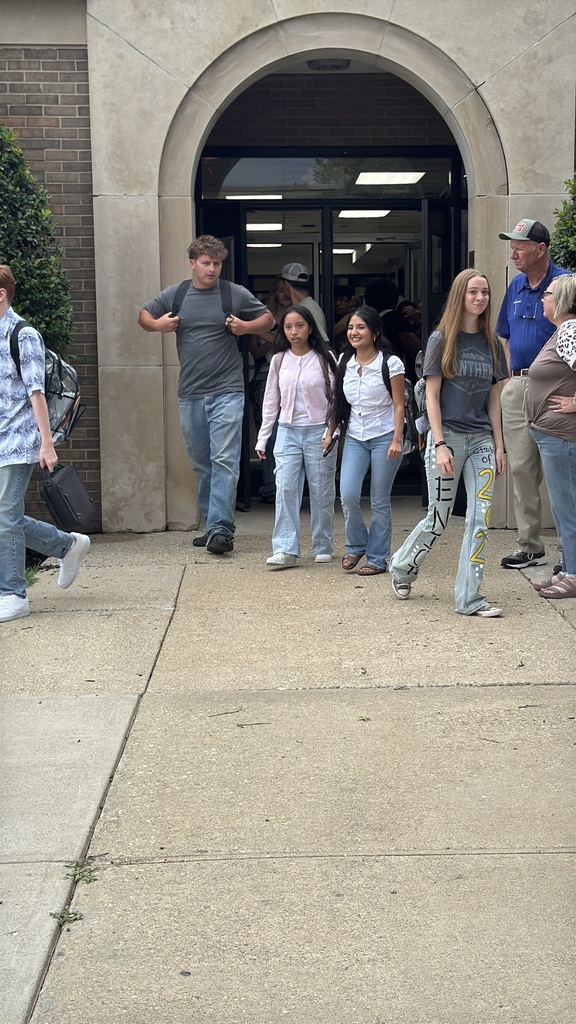Students leaving school