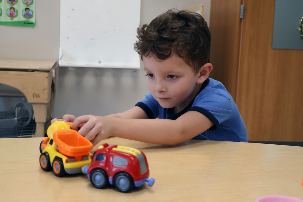 Student playing
