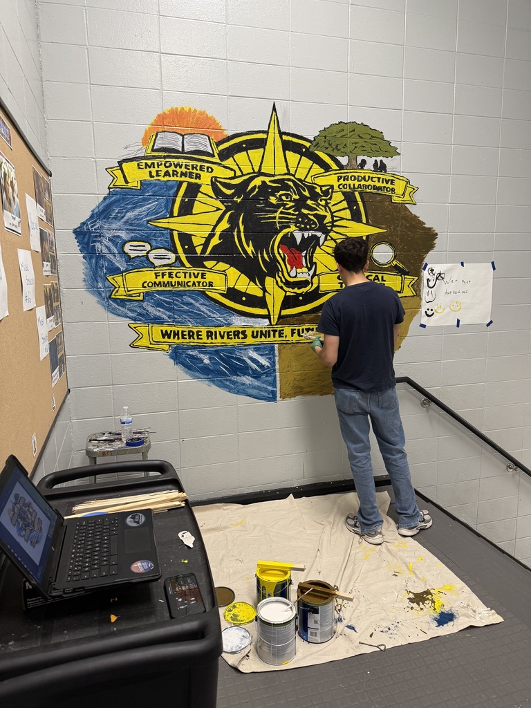 Student painting