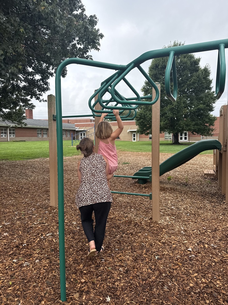 Helping student at recess