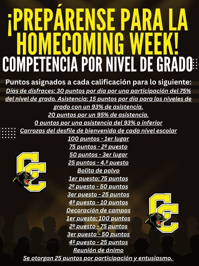 Homecoming competition Spanish