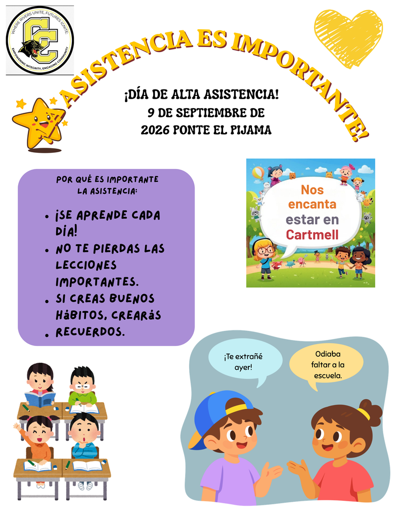 attendance flyer spanish