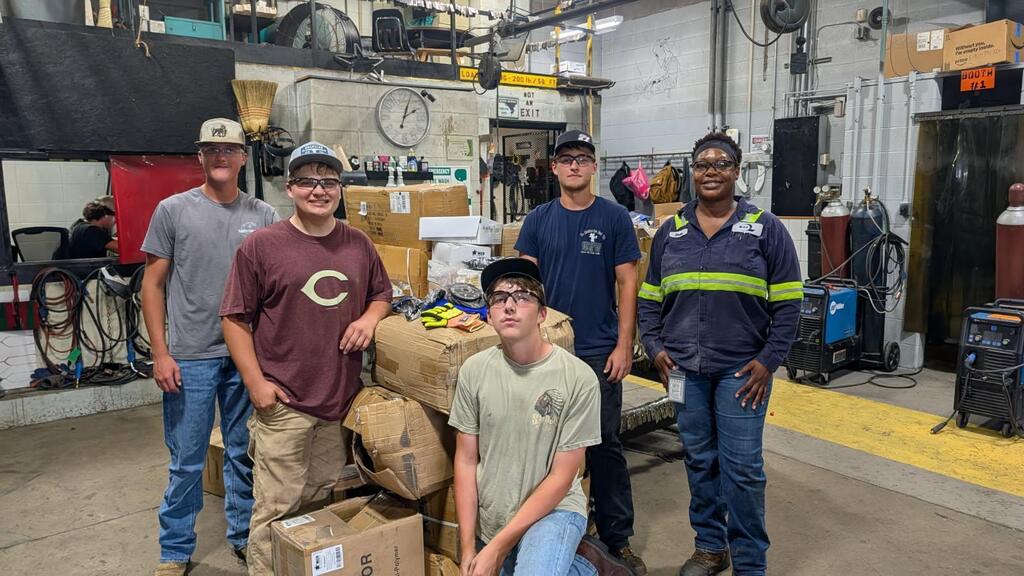 Welding class donation