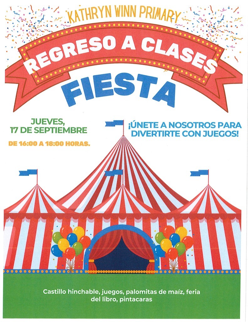 BACK TO SCHOOL BASH IN SPANISH