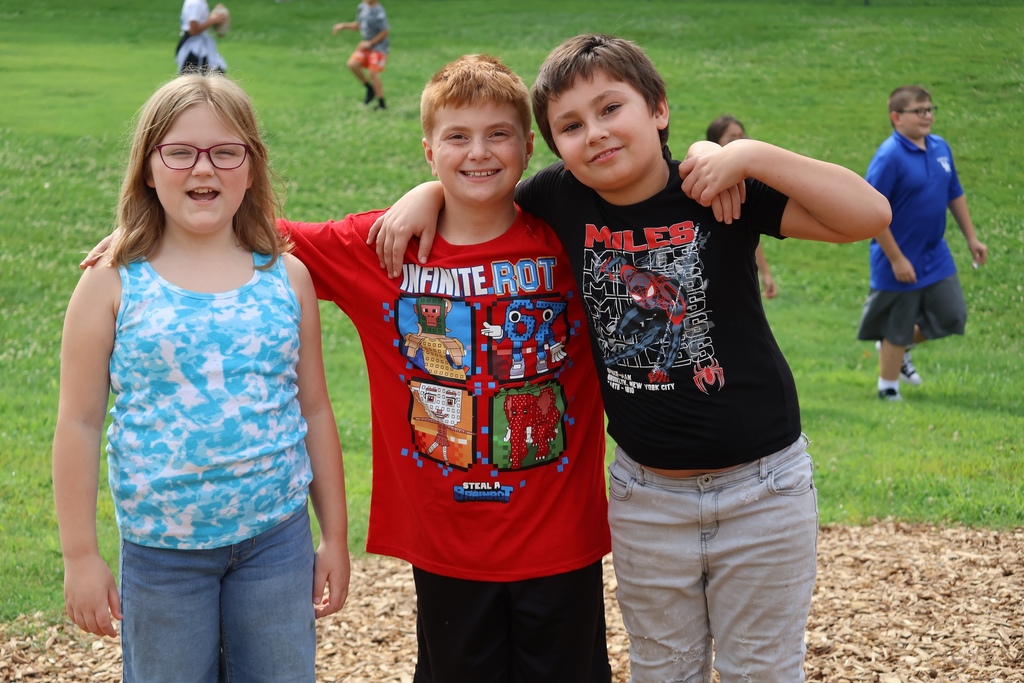 Students on playground