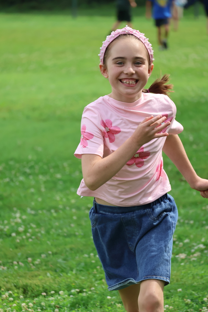 Student playing on playground