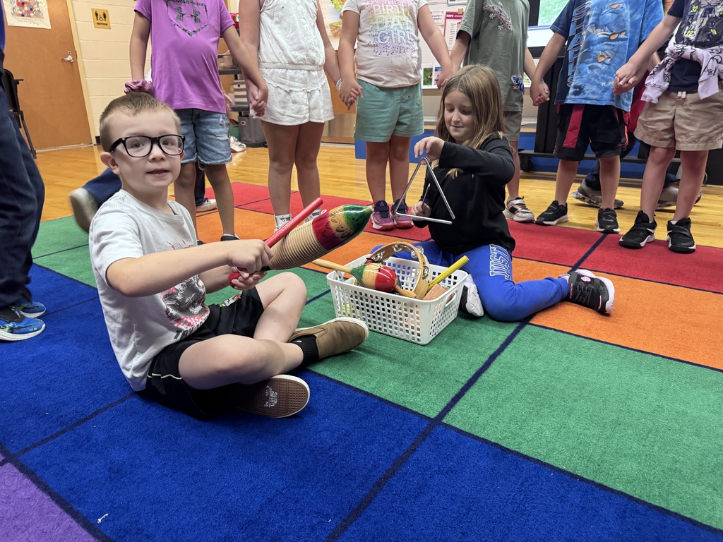 students playing instruments