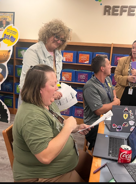 Teachers working together