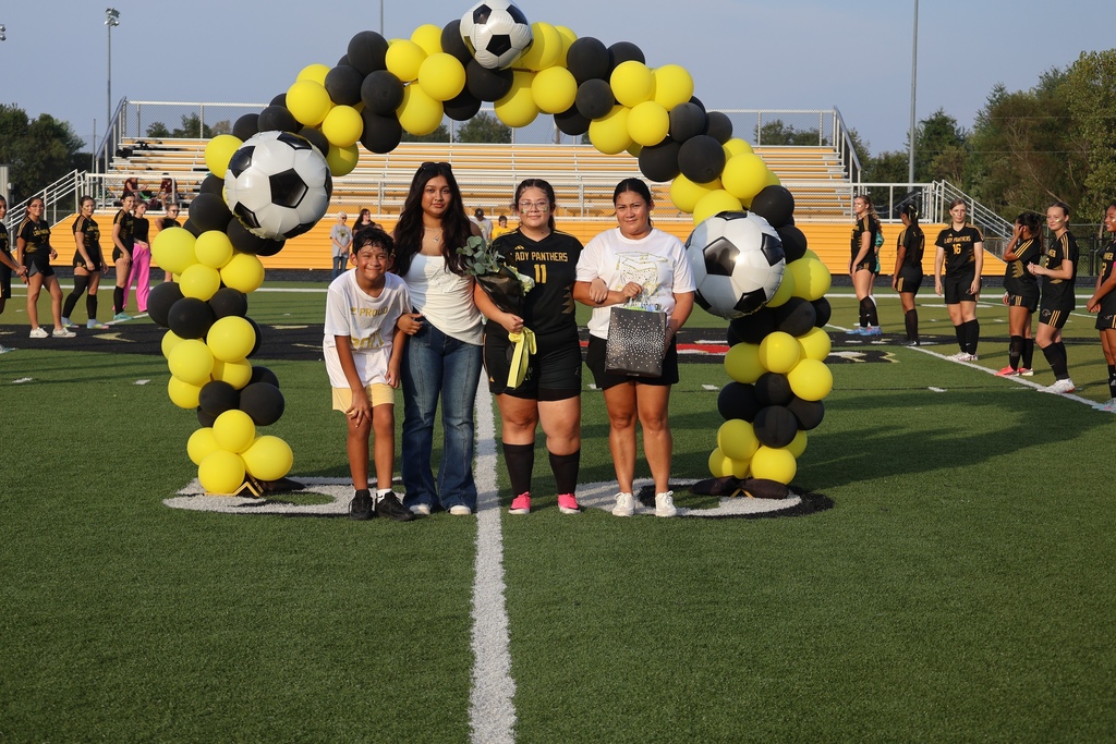 Lady Panthers soccer senior night
