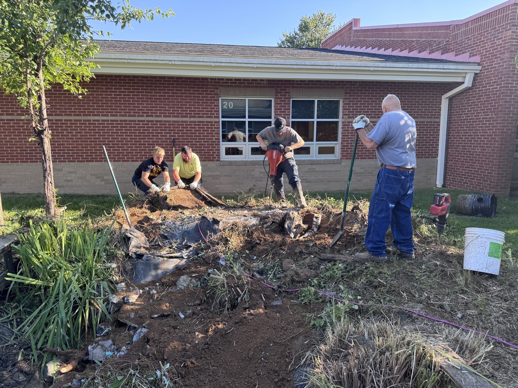 maintenance crew working