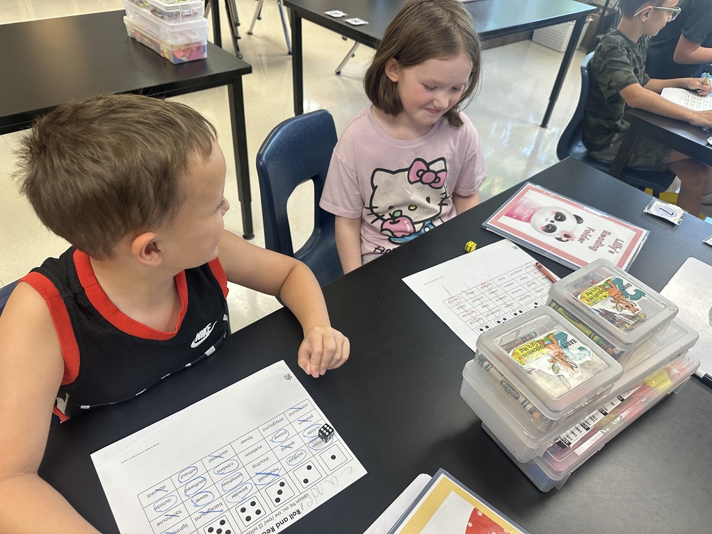 students working