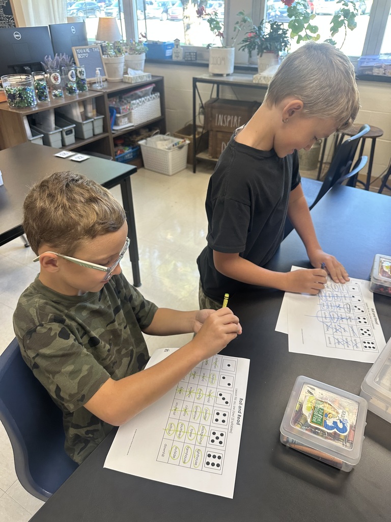 students working