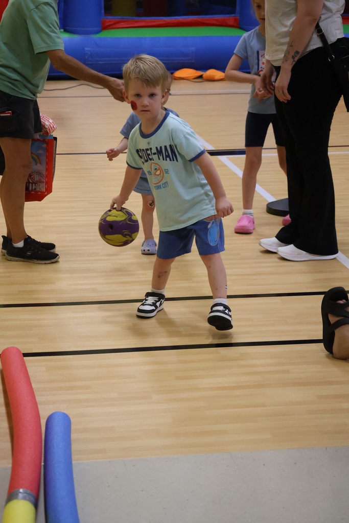 student playing