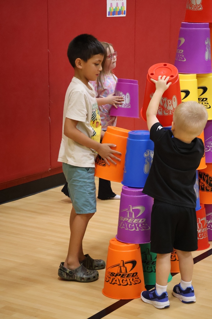 students playing