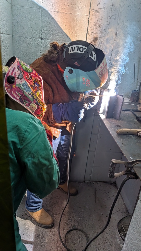 welding students