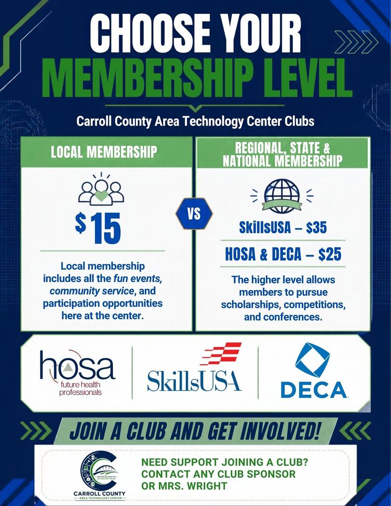 CCATC club memberships