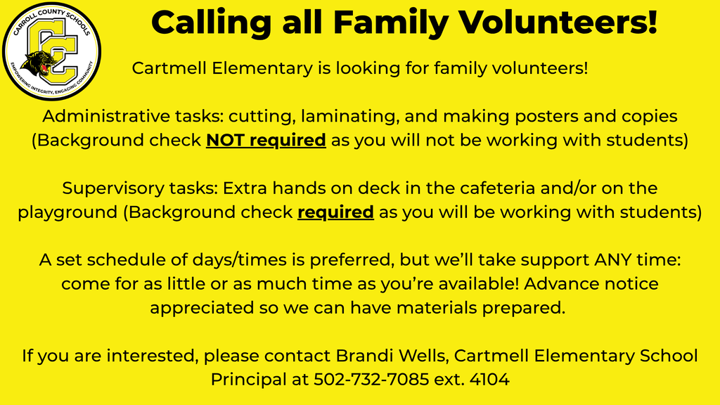 volunteer guidelines 