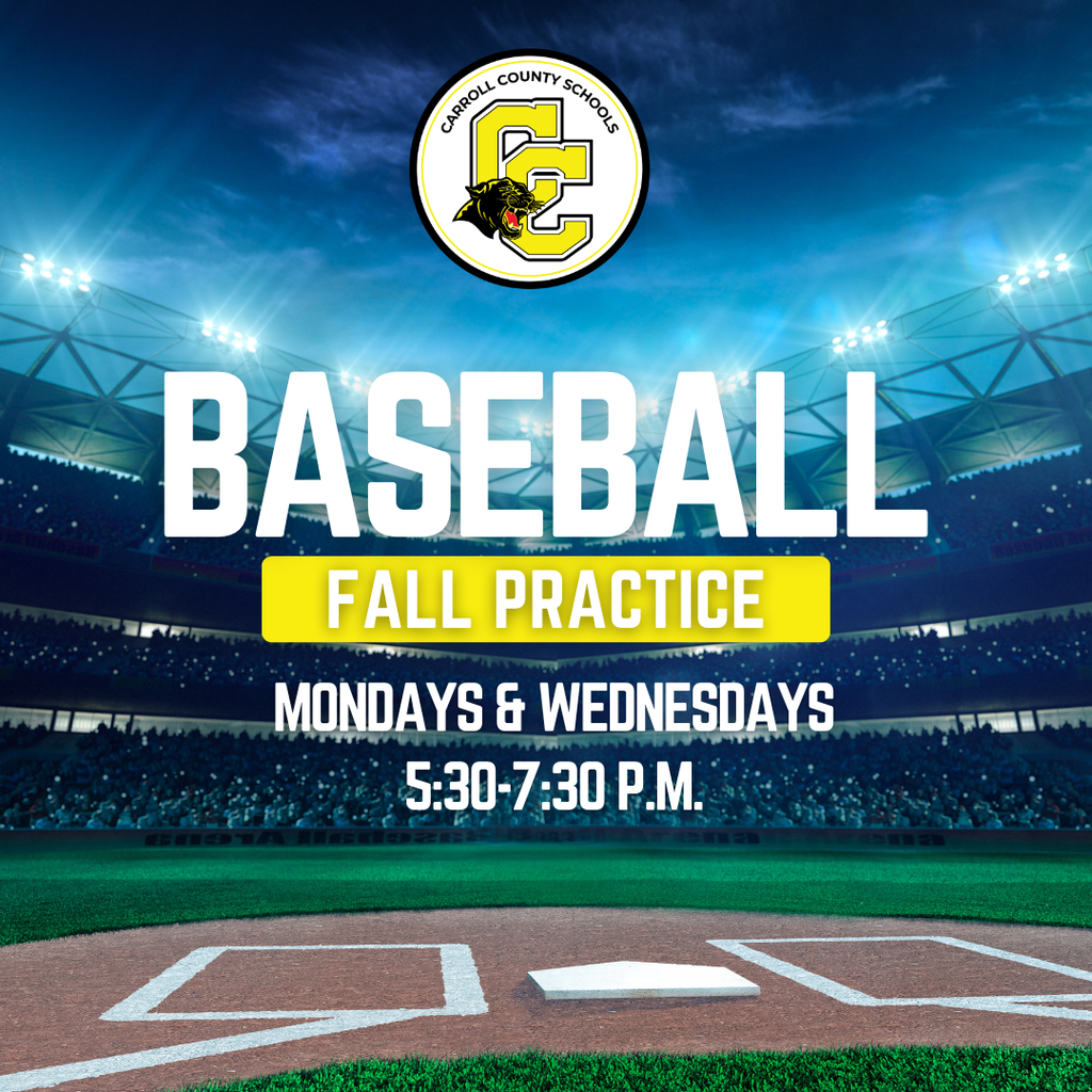 baseball practice flyer