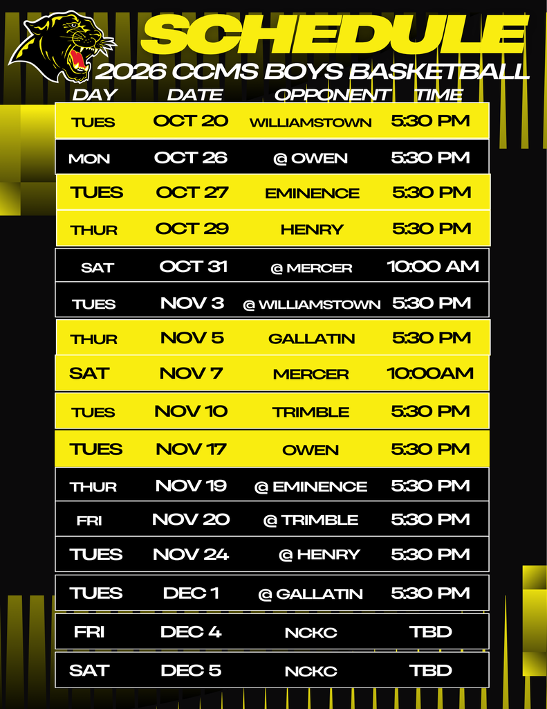 basketball schedule