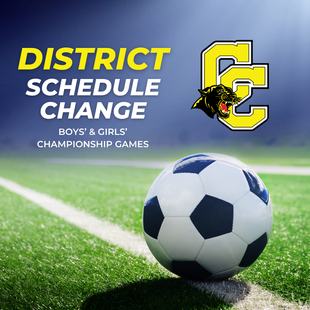 soccer schedule change English