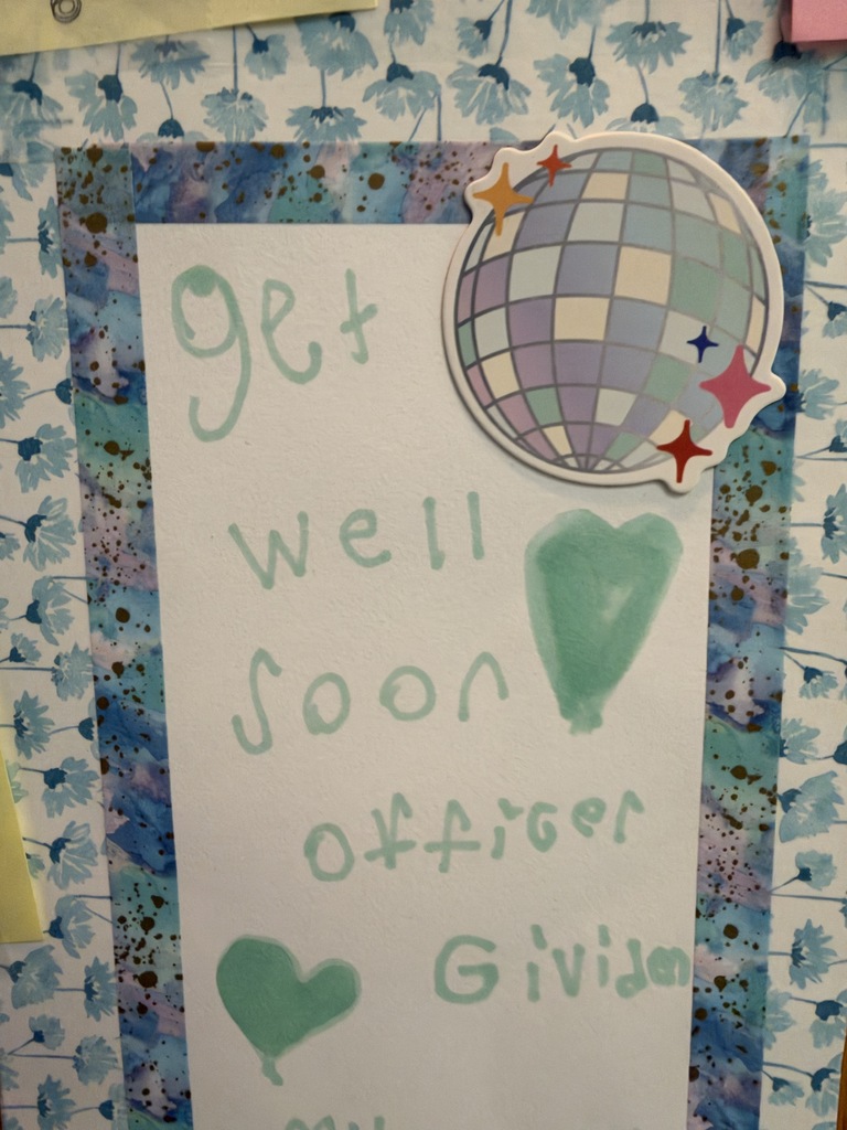 Note from student
