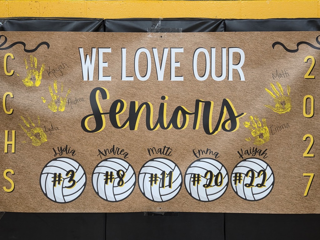 volleyball senior night banner