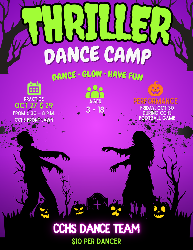 dance camp flyer English