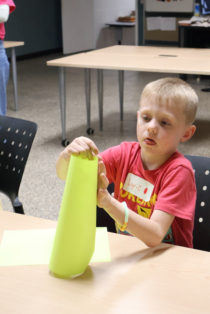 student at STEM Night