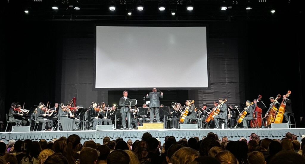 Photo from Orchestra Trip of the orchestra performing