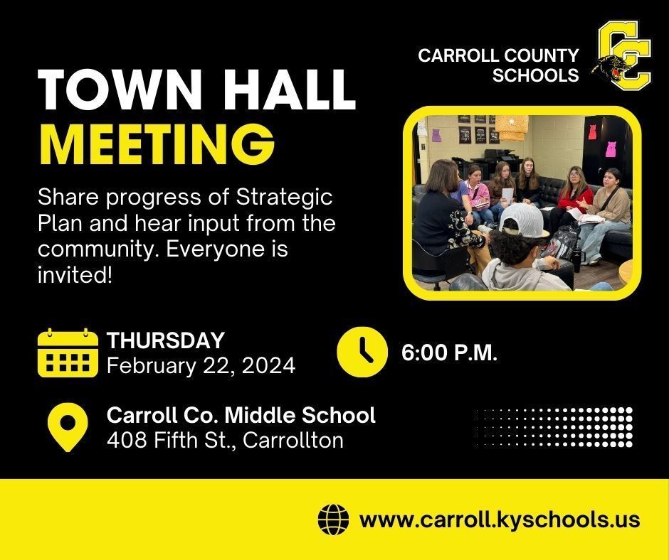 Town Hall flyer