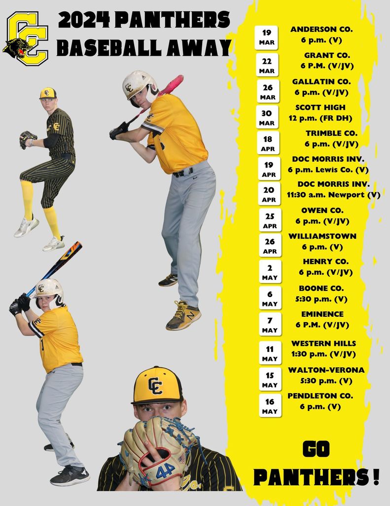 Baseball schedule