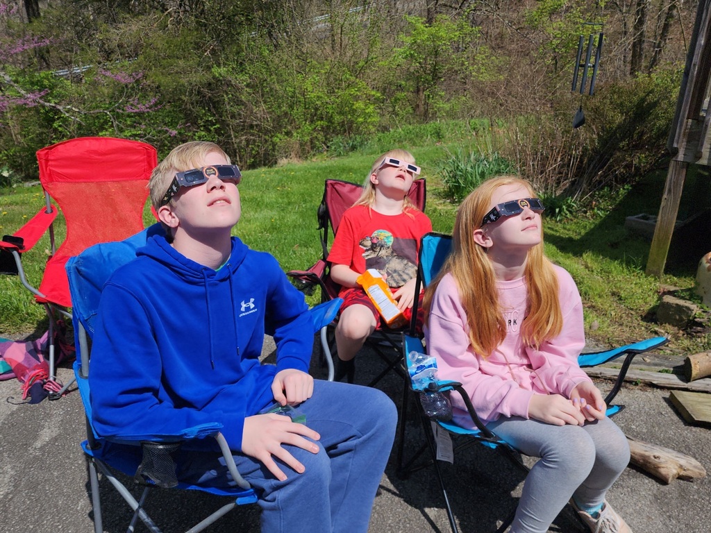Watching eclipse