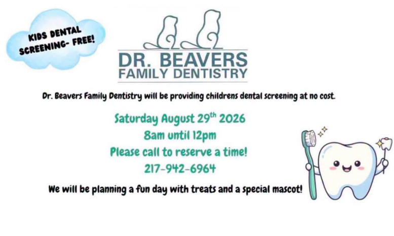 Reminder Kindergarten, 2nd and 6th Grade Students will need dental screenings.