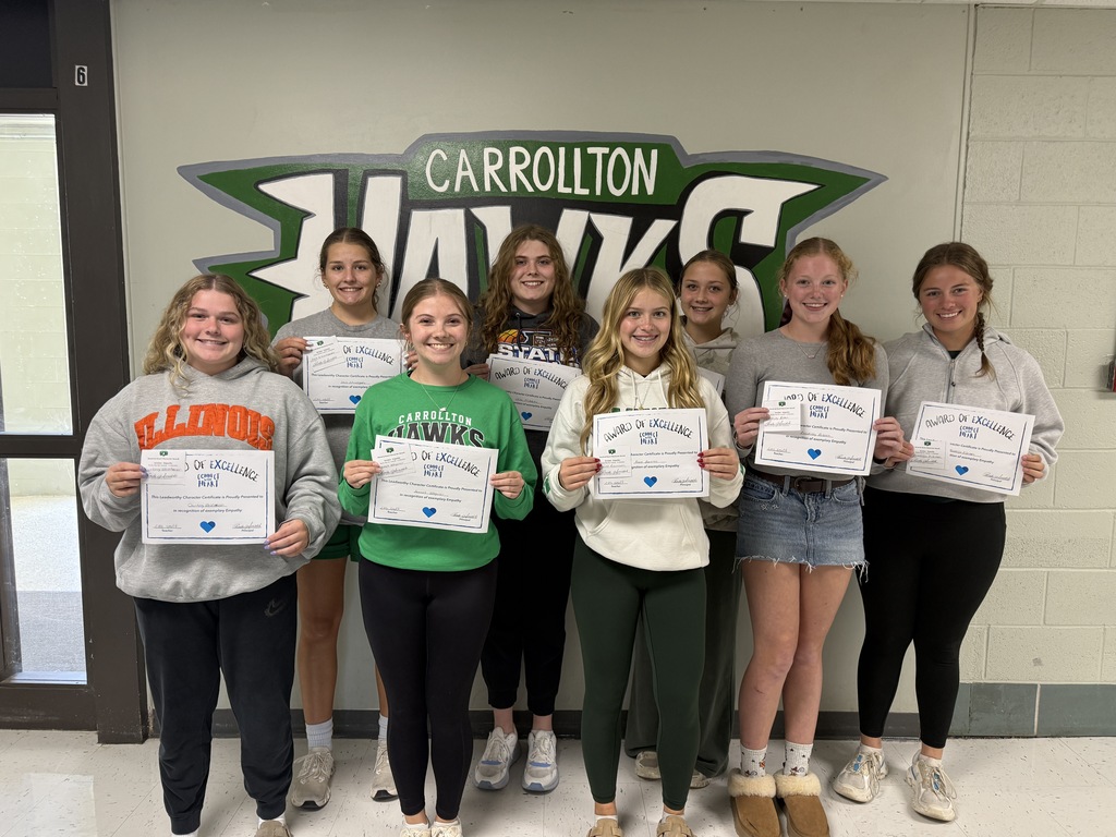 Hawks & Heart Character Award Winners for September 