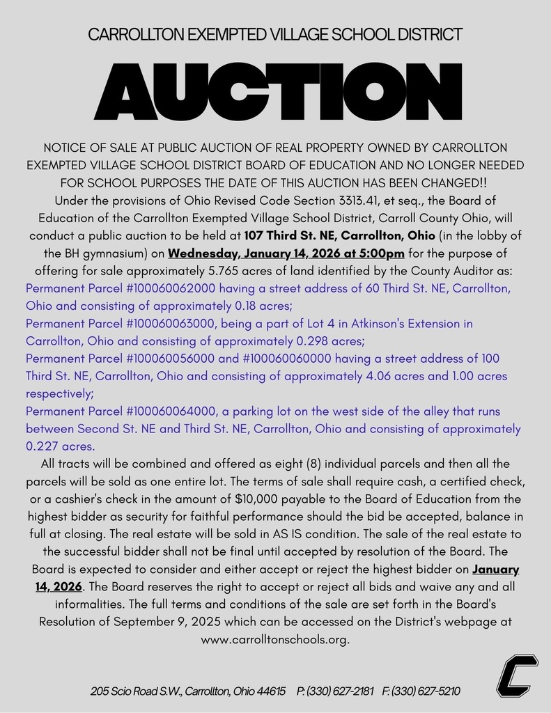 auction flyer