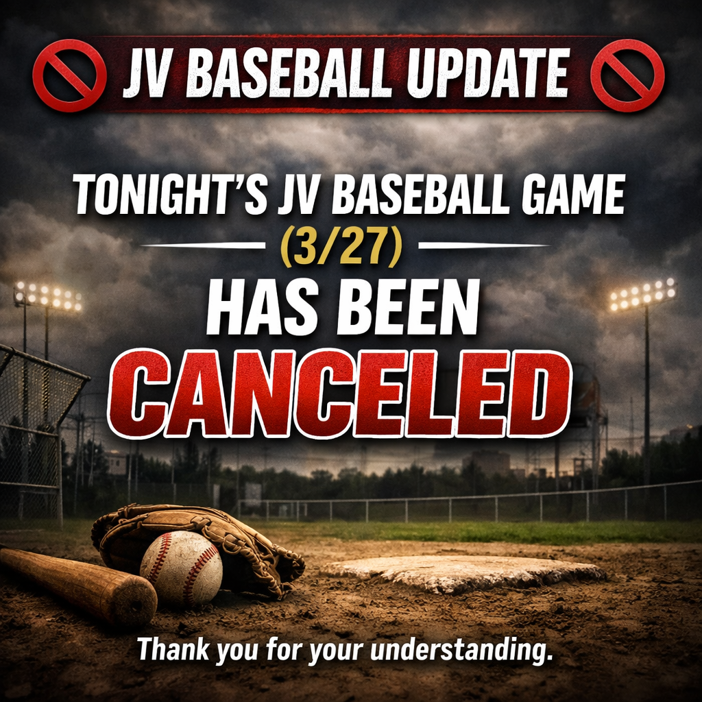 JV Baseball Canceled