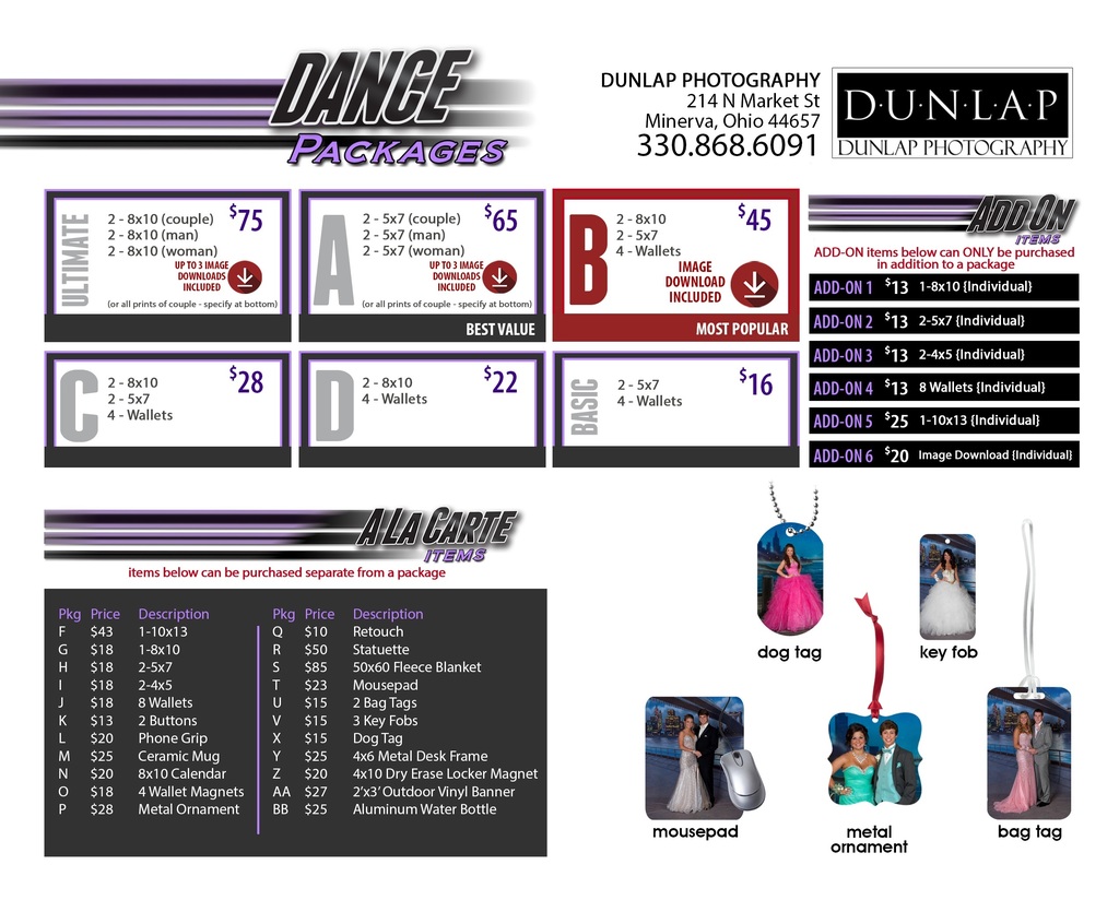 Prom Picture Pricing