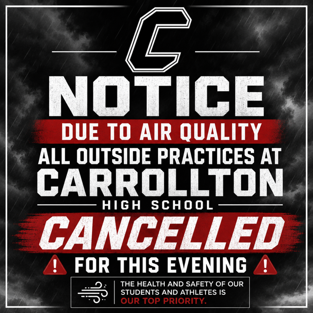 All practices cancelled for tonight, Thursday, 7/16/26