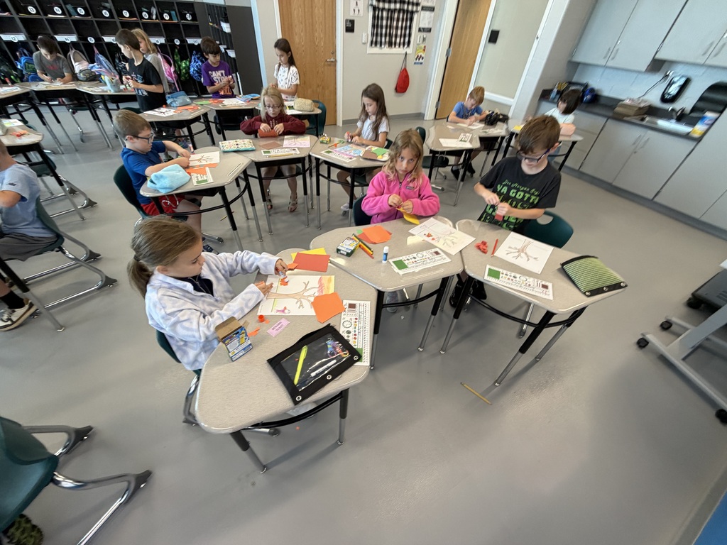students working