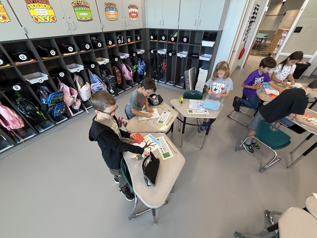 students working