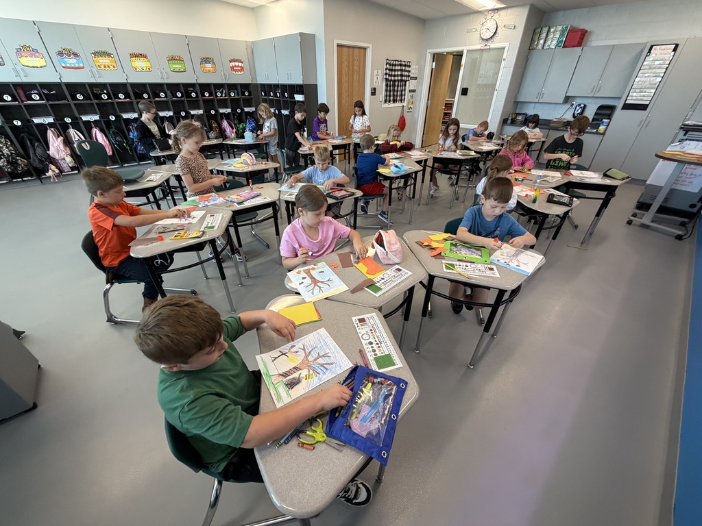 students working