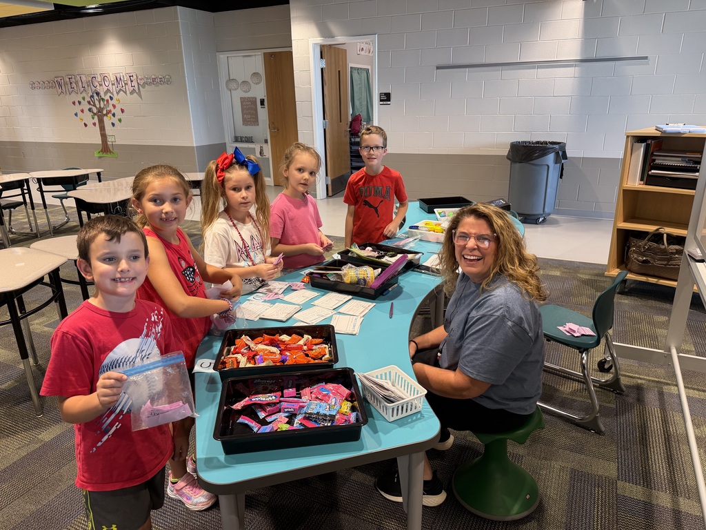 students and teacher working