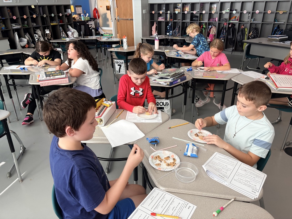 students working on a puzzle