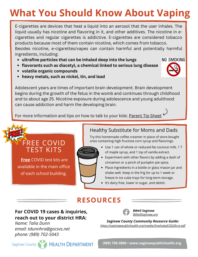 second page of December wellness newsletter