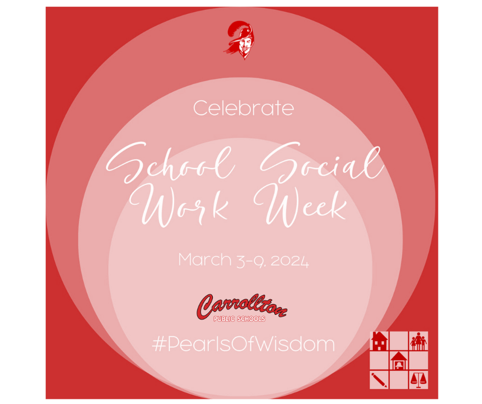 celebrate school social worker week March 3 - 8, 2024 #PearlsOfWisdom