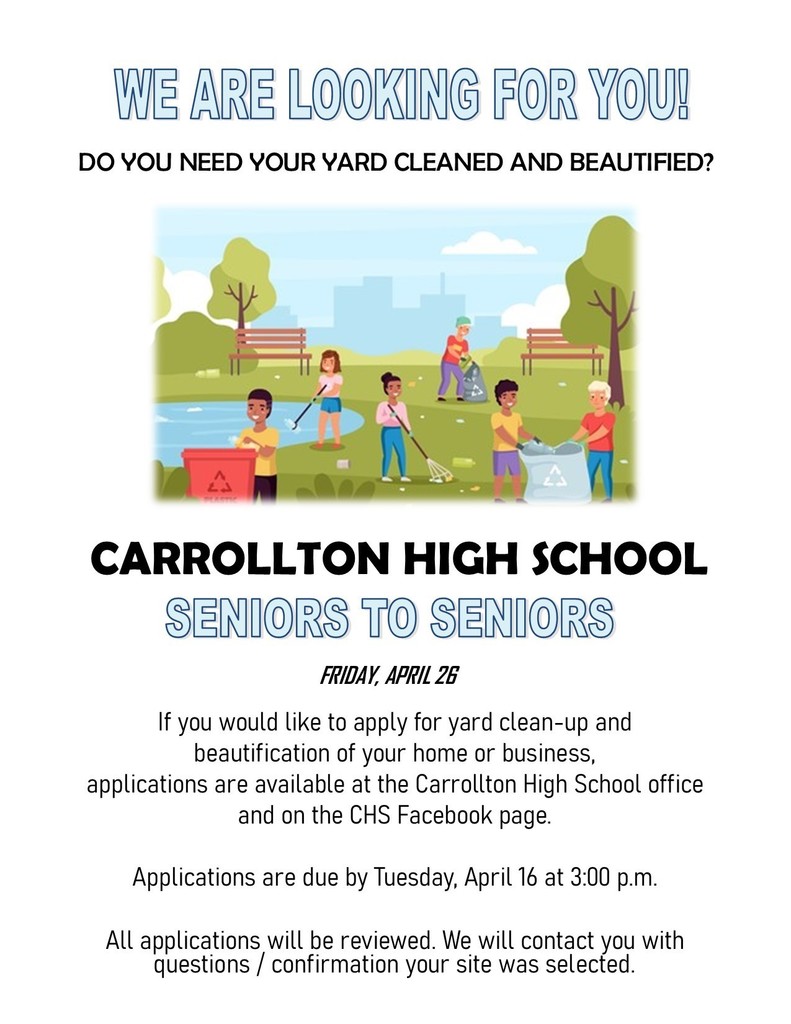 CHS Seniors to Seniors Friday April 26