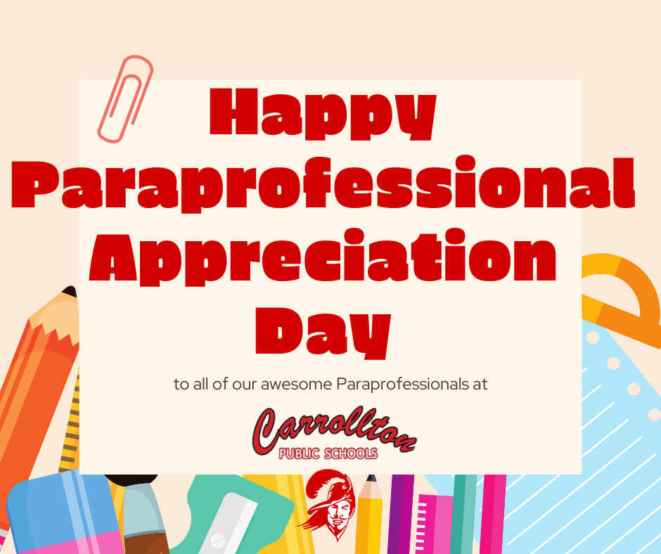 Happy paraprofessional Appreciation Day
