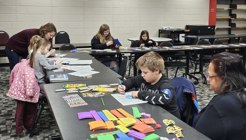 participants enjoying the Bookmobile